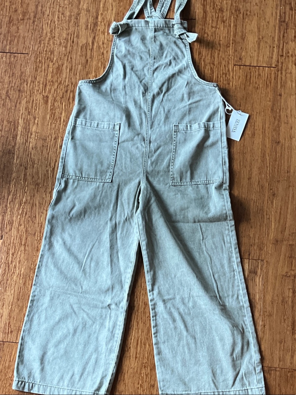Zenana Outfitters Light Sage Green Overalls One-Piece